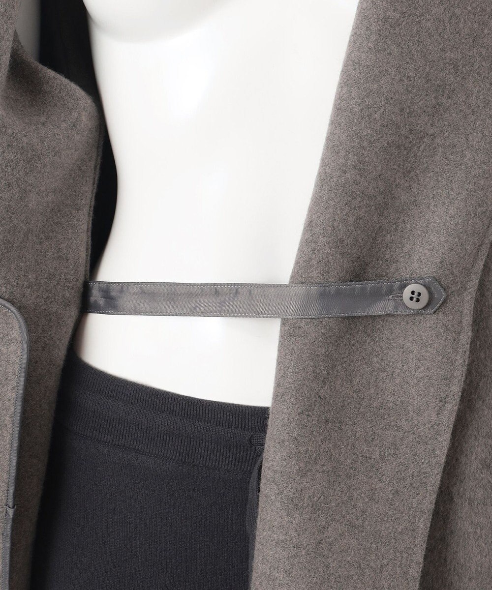 23区 【エステータ】ウールカシミヤビーバー ジップコート 