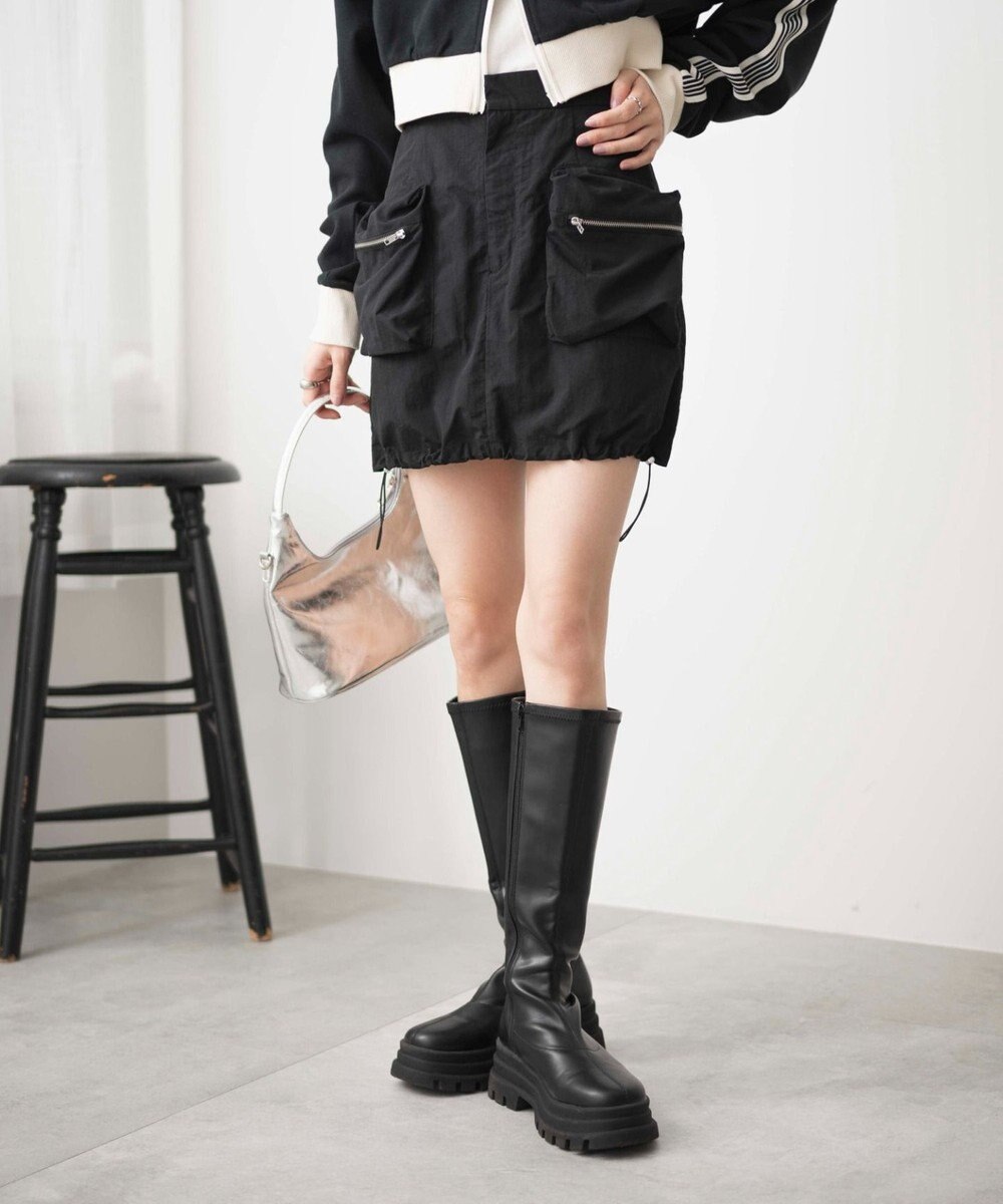 WEGO ナイロンカーゴミニスカパン 