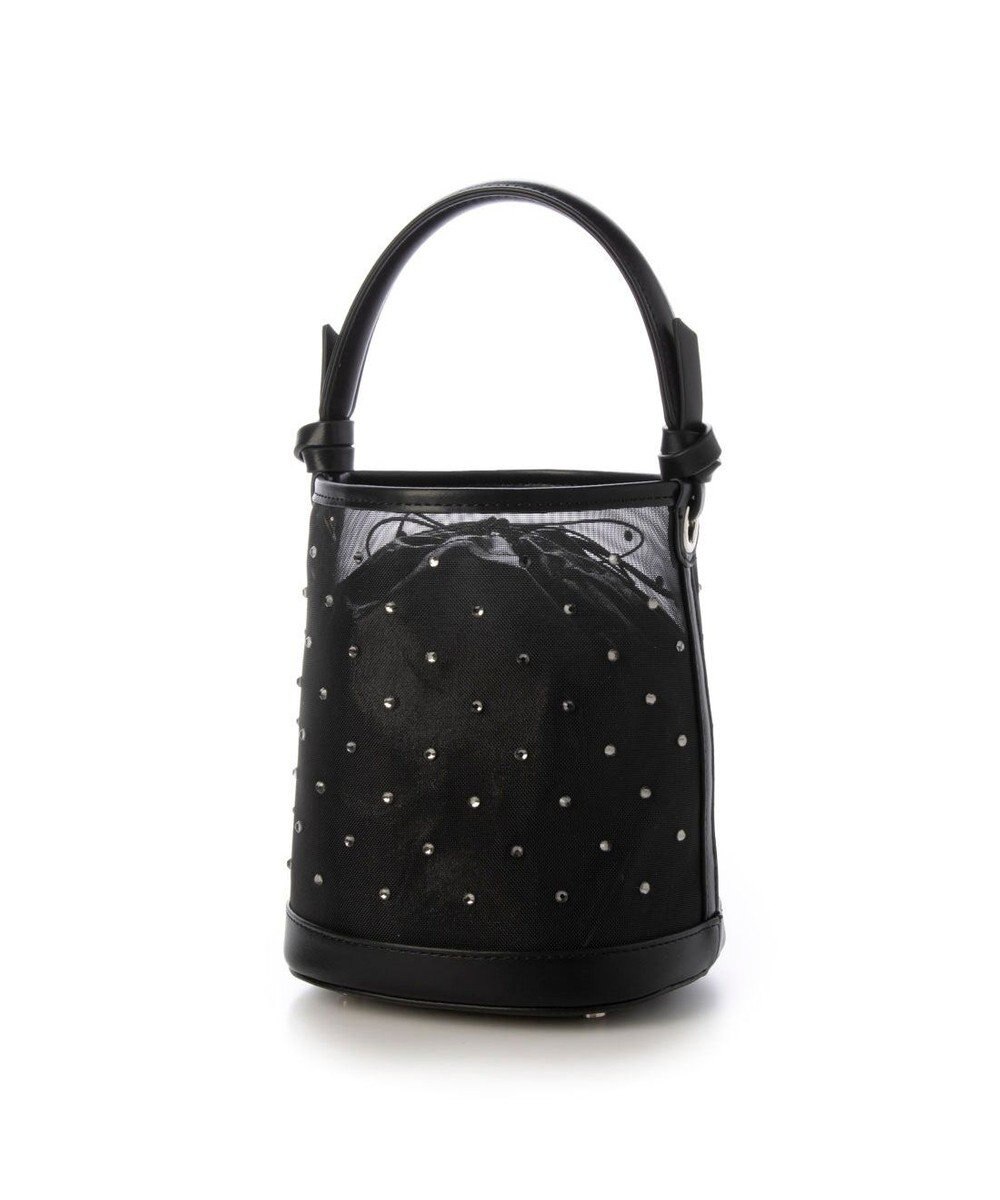 UNBILLION カカトゥ kakatoo / チュール×ビジュー風2wayバケツバッグ 