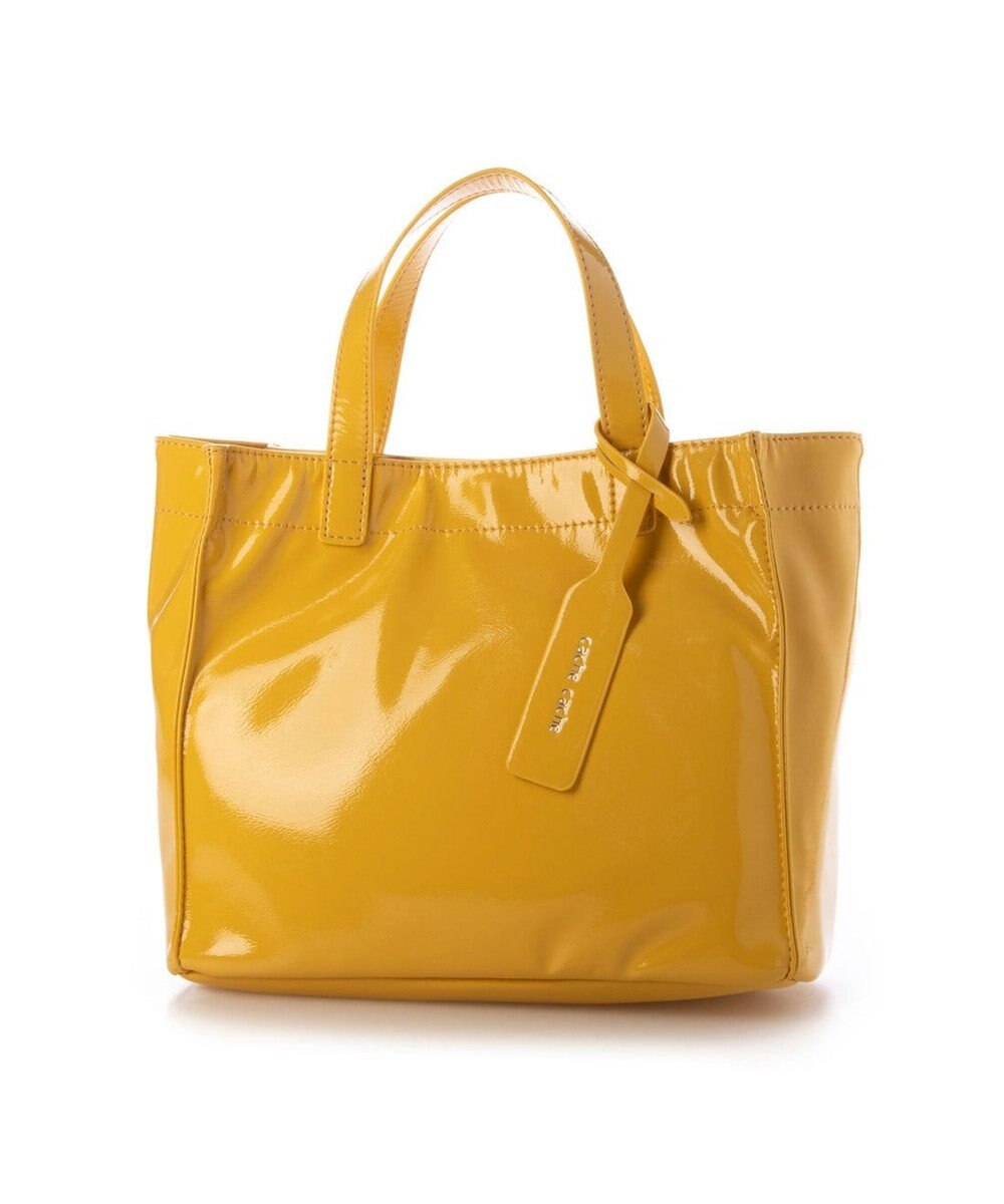 UNBILLION カシュカシュ cachecache / ソフトエナメルスクエア手提げトートS 