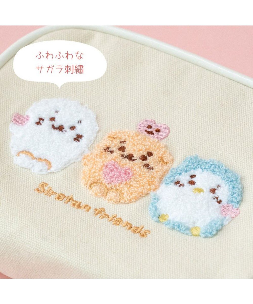 Mother garden しろたん サガラ ポーチ 《お友だち柄》 