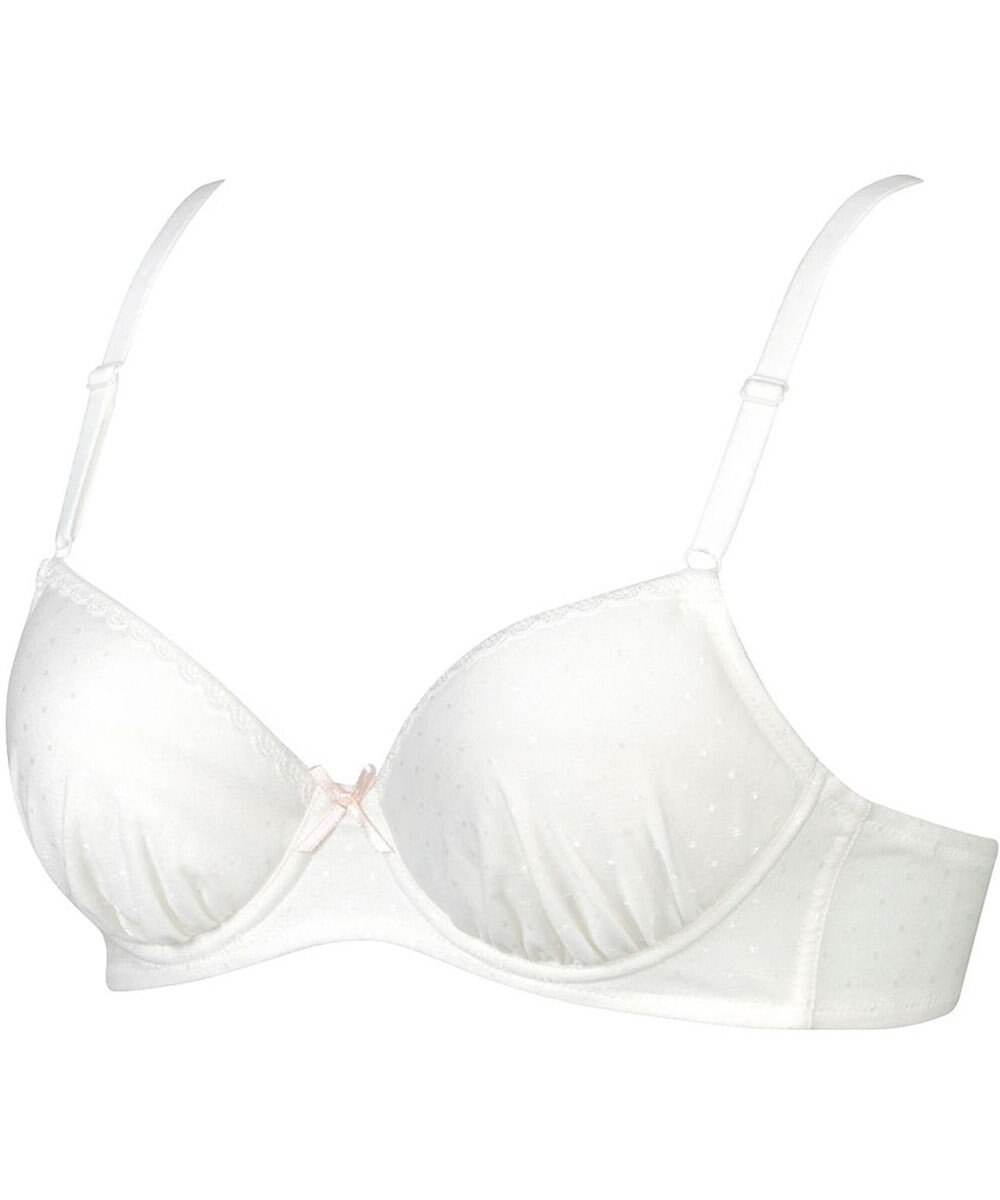 Wing ジュニア ブラジャー Wing Teen やさしくサポート オーガニックコットン混(身生地部) 【STEP3 まるみをおびてきた胸に】 RB2016 ウイング／ワコール 