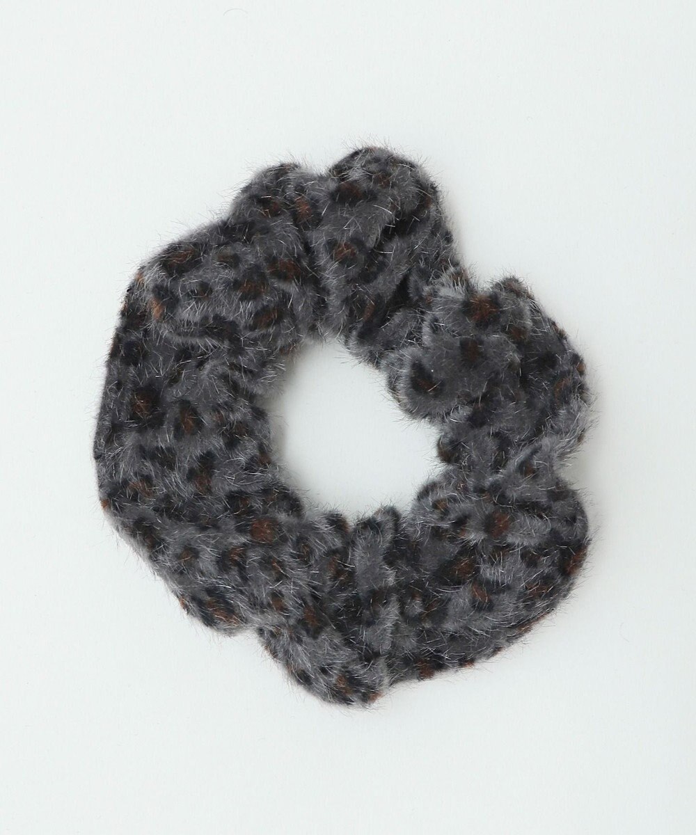 WEGO Lシャギーレオパードシュシュ 