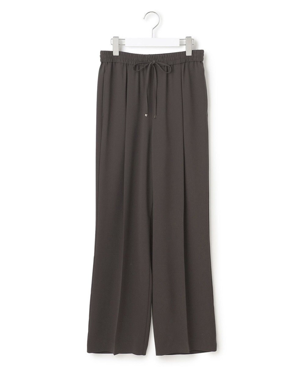 23区 【接触冷感/UVカット/吸水速乾】ストレッチジョーゼット ワイド パンツ 