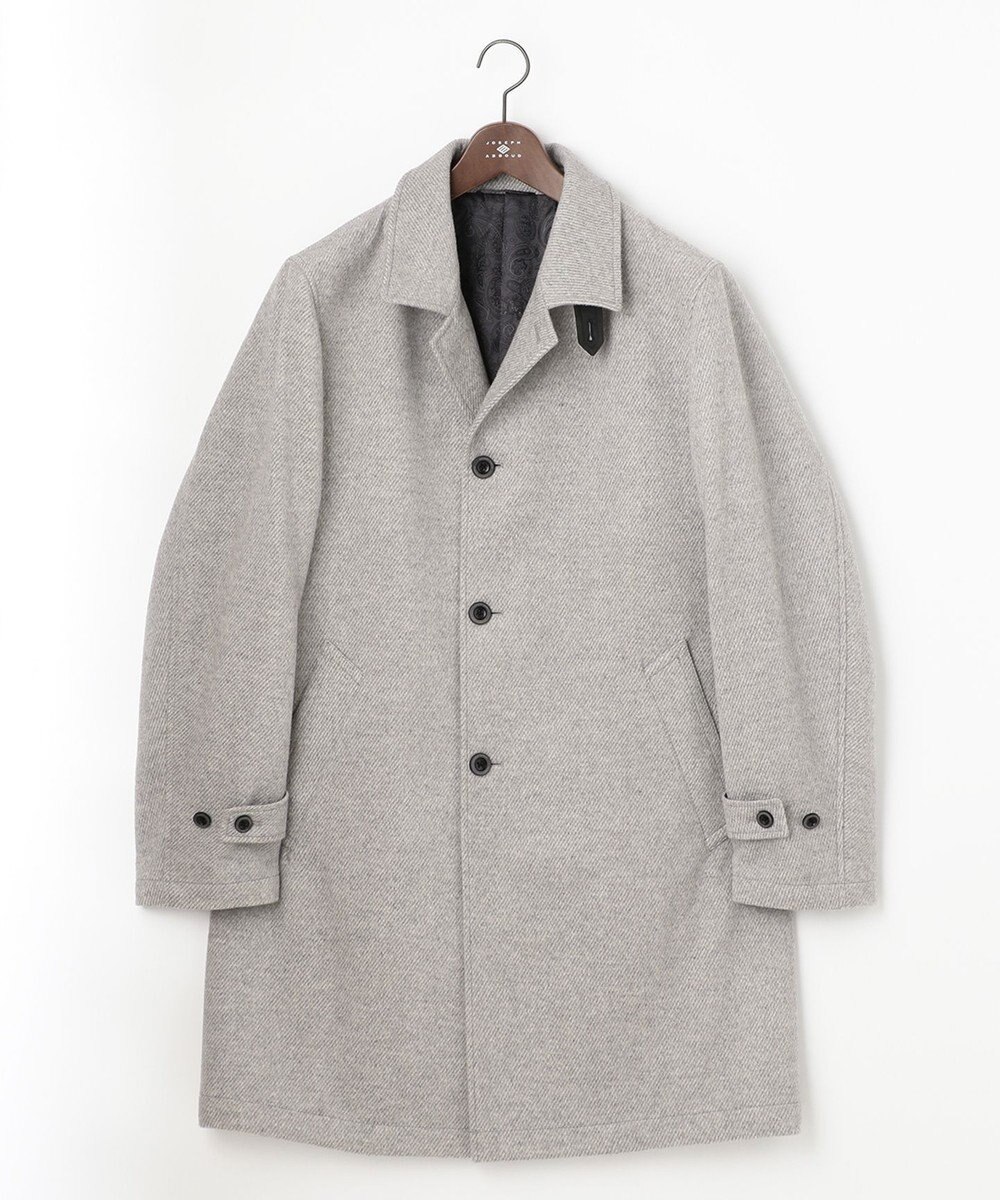 JOSEPH ABBOUD 【キングサイズ・JAPAN FABRIC】アンゴラミックスカルゼ コート 