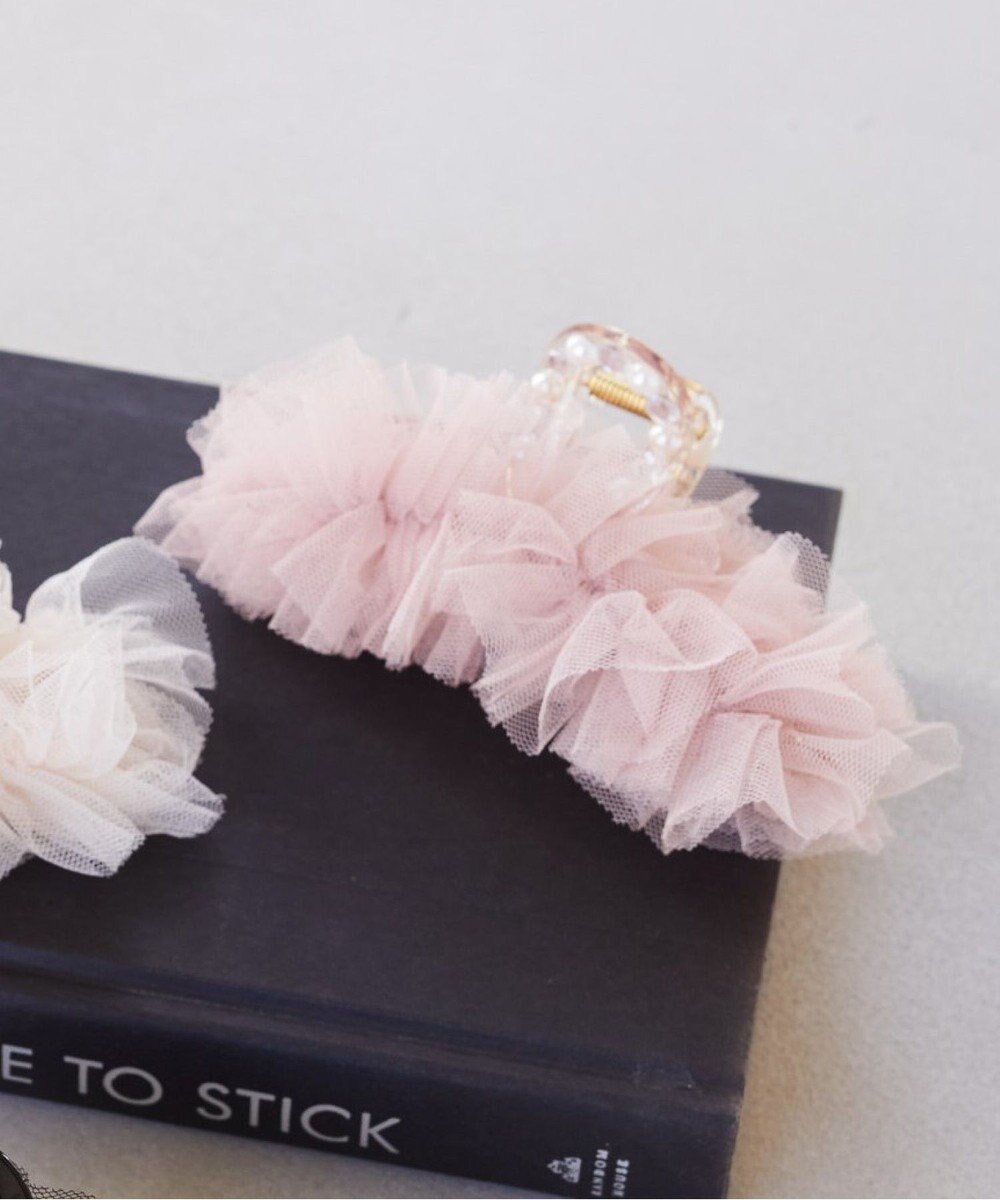 Maison de FLEUR チュールビジューバンスクリップ 