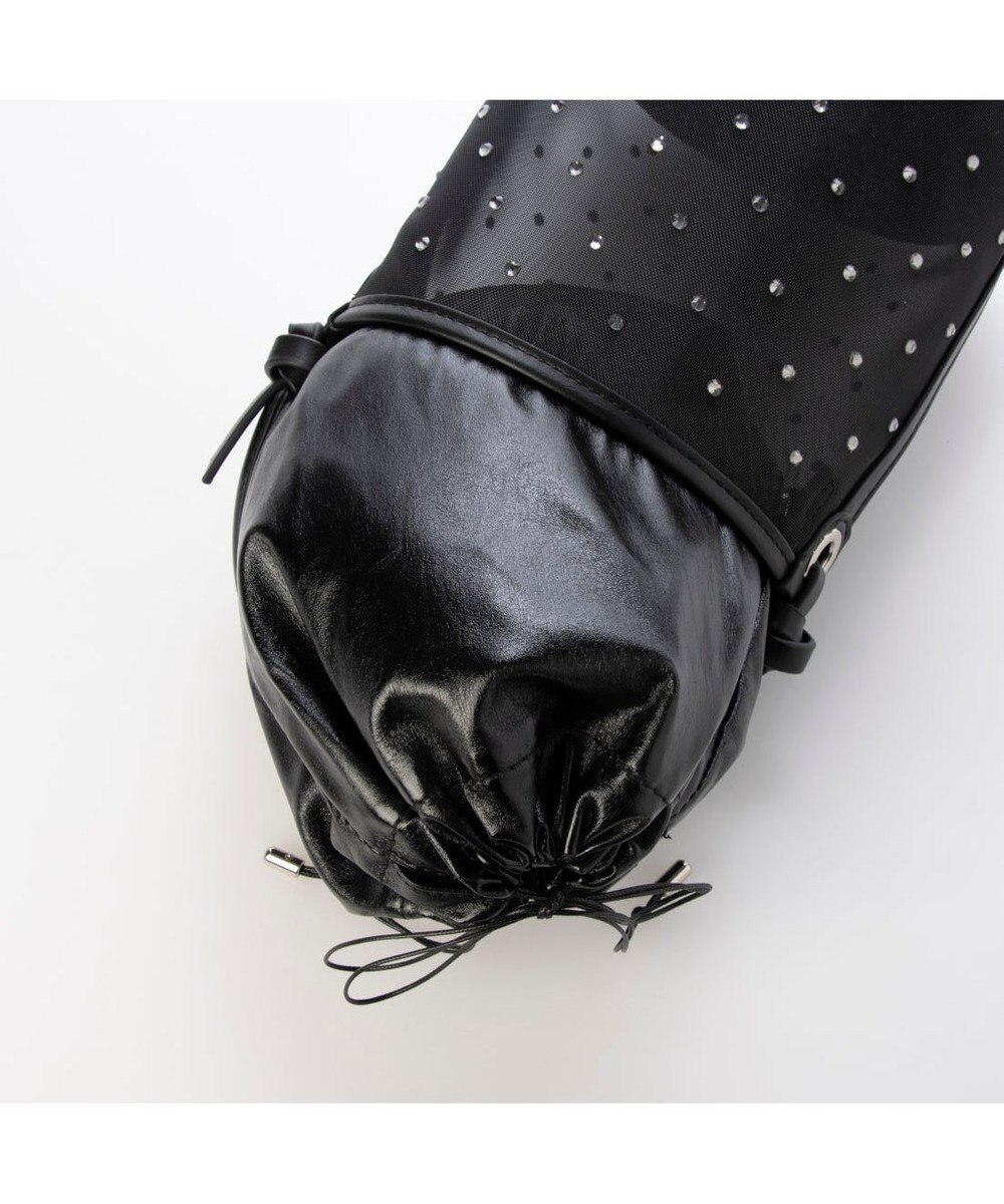 UNBILLION カカトゥ kakatoo / チュール×ビジュー風2wayバケツバッグ 