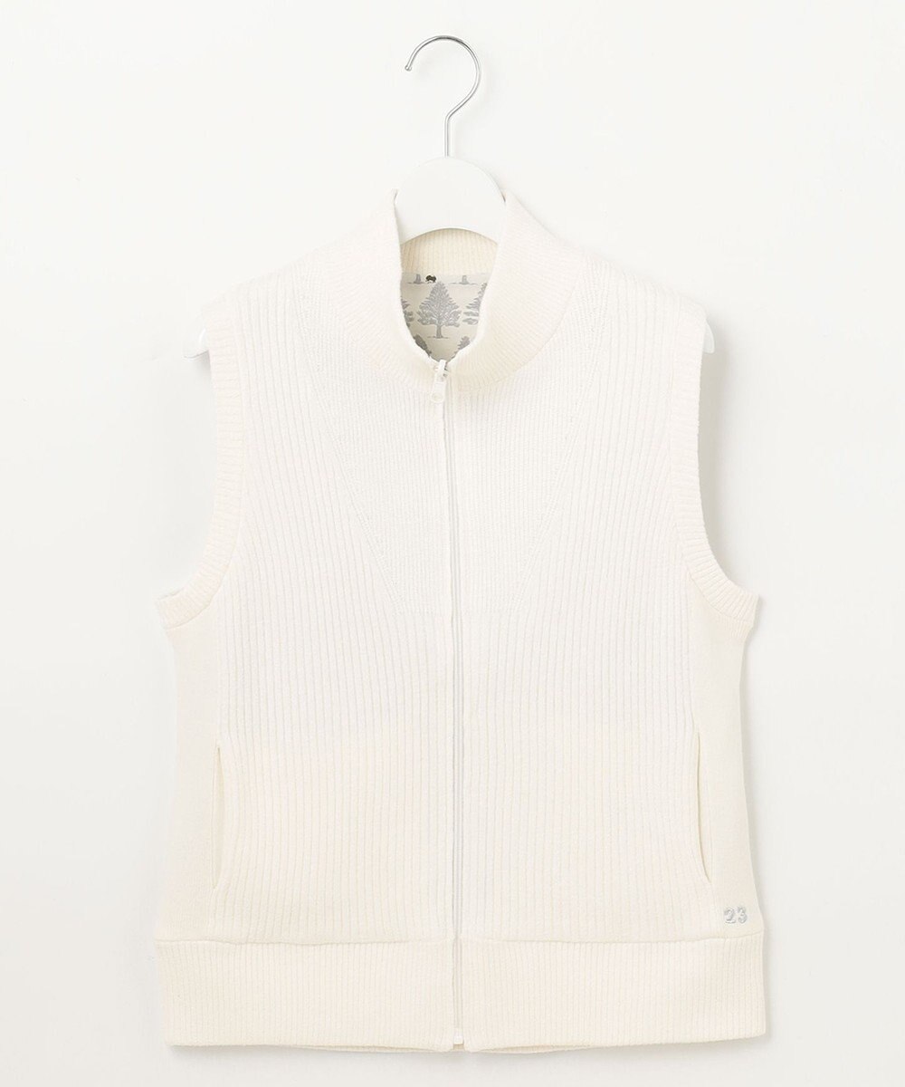 23区GOLF 【WOMEN】ストレッチモール リバーシブル ベスト 1着で2着分のお得感 温度調節に◎ 