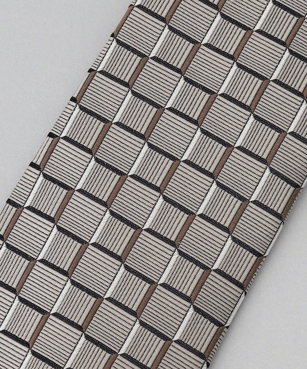 GOTAIRIKU GOTAIRIKU別注【日本製】シルク ネクタイ_チェック織り 