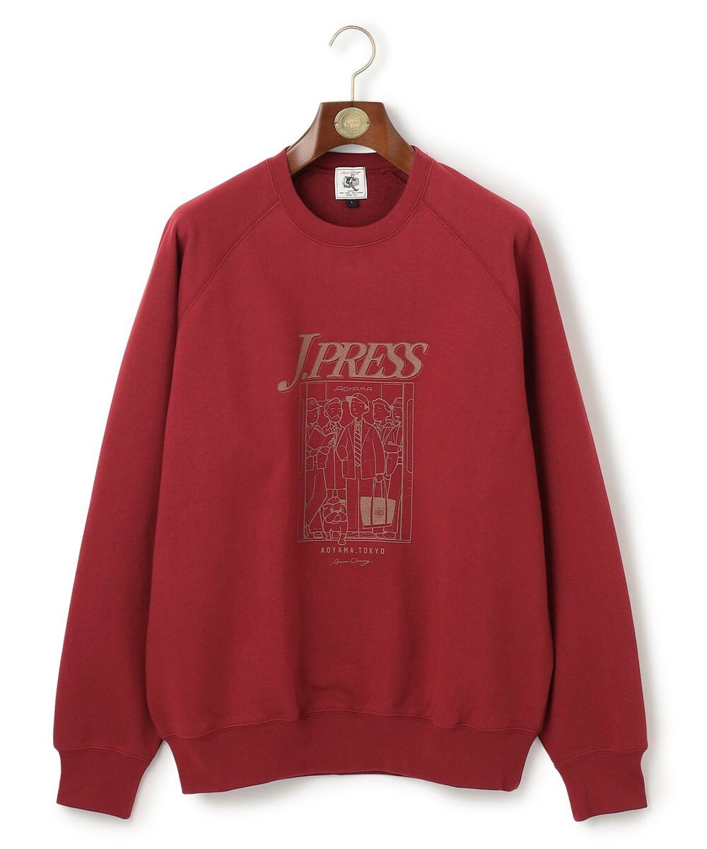 J.PRESS MEN 【AaronChang】【UNISEX】プリントスウェット シャツ 