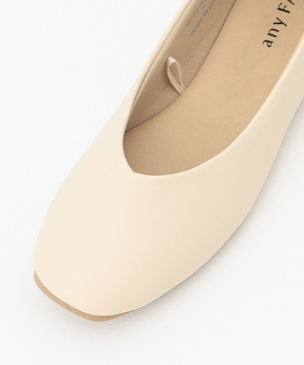 ANY 【定番人気・履き心地抜群】走れるスクエアバレエシューズ 