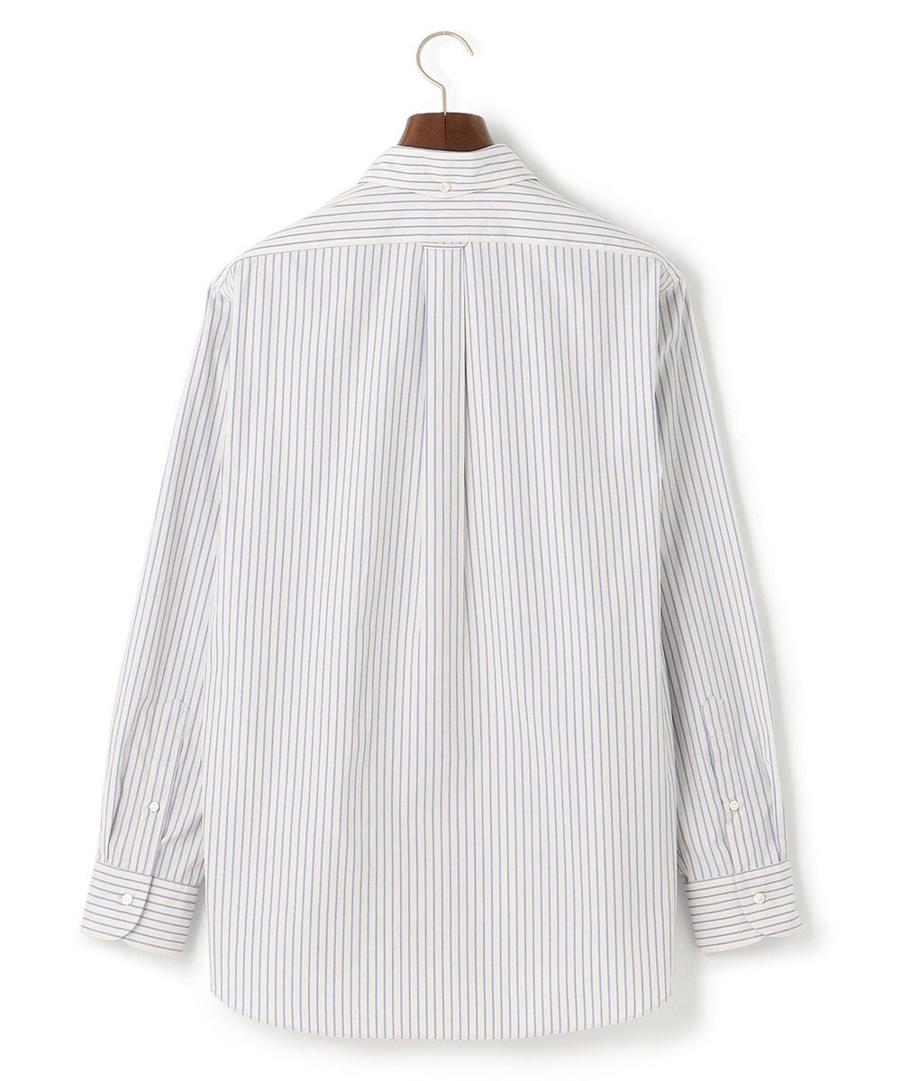 J.PRESS MEN ポプリンストライプシャツ/B.D 