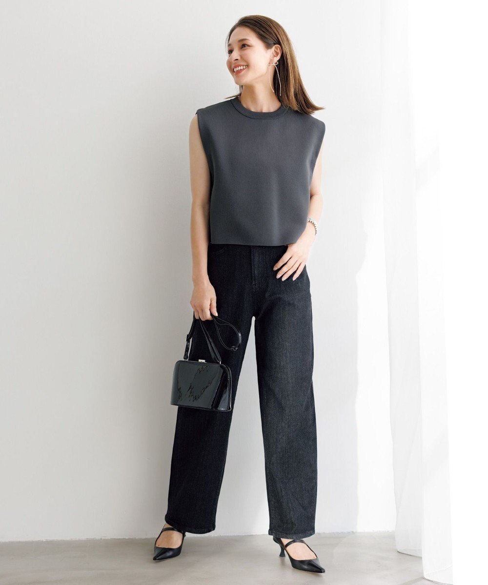 UNFILO 【UNFILO DENIM】撥水 カーブワイドデニム 