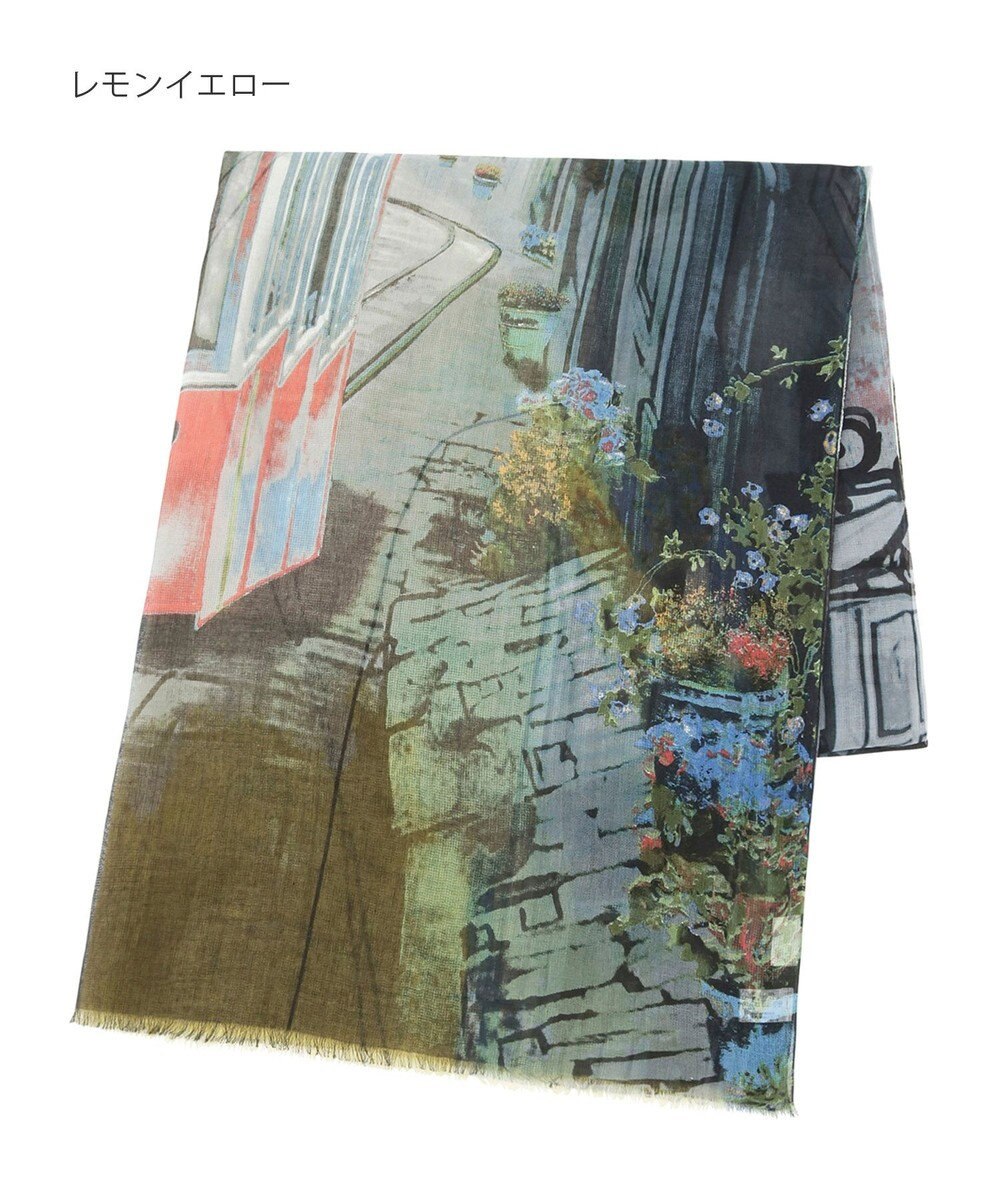 MOONBAT Hanato(ハナト) コットンシルクビッグストール／70×175cm 