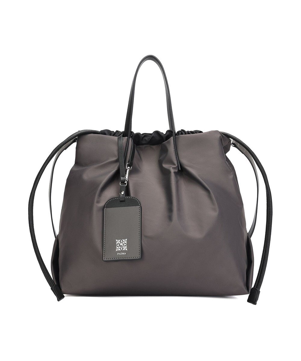 style code 【PADMA/パドマ】カードケース付　ナイロン巾着トートバッグ 