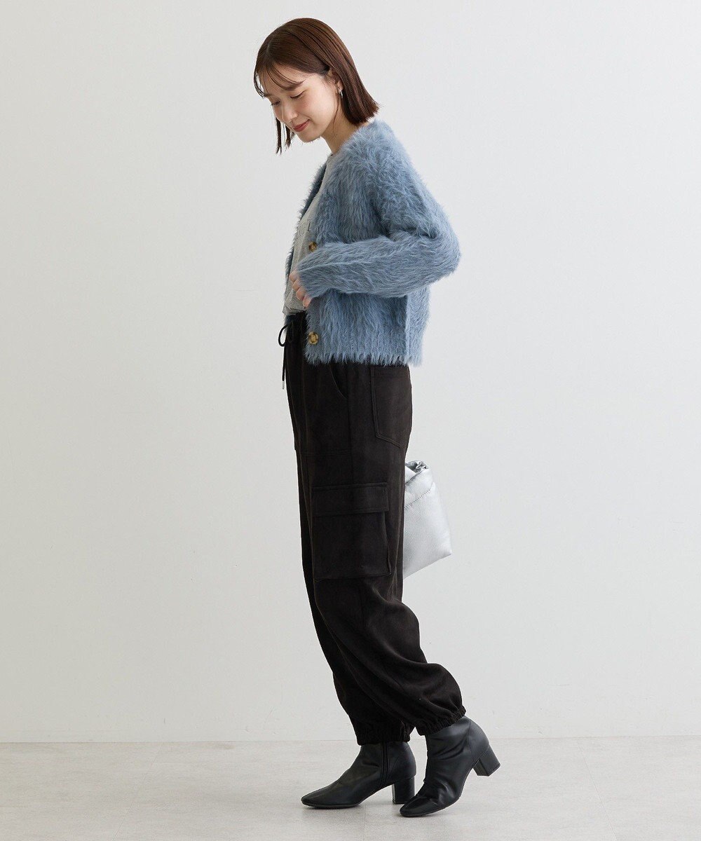 Green Parks ・Ｐｅｔｉｔ　Ｆｌｅｕｒ　シャギーニットカーディガン 