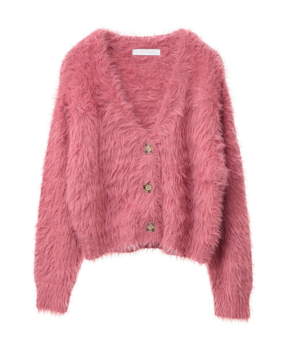 Green Parks ・Ｐｅｔｉｔ　Ｆｌｅｕｒ　シャギーニットカーディガン 