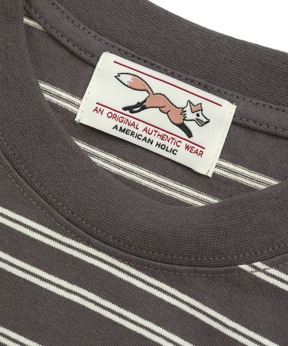 AMERICAN HOLIC PENNEY'S レトロボーダーロングTシャツ 