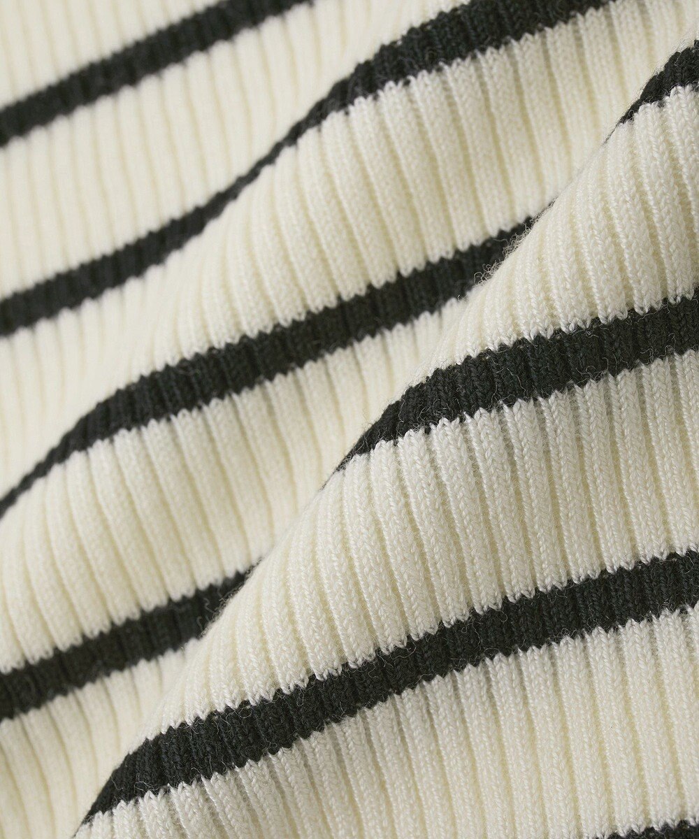 Green Parks 袖口金釦リブニットプルオーバー 