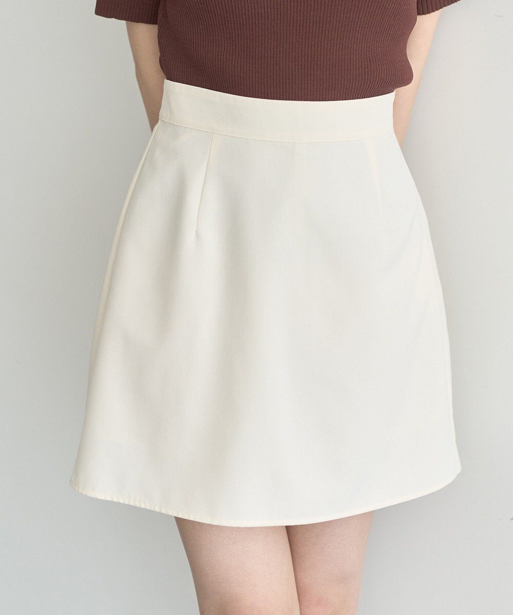 earth music&ecology ＳＥＴ２点プリーツラップスカート＋ミニスカート 
