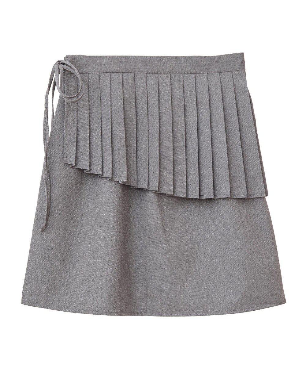 earth music&ecology ＳＥＴ２点プリーツラップスカート＋ミニスカート 