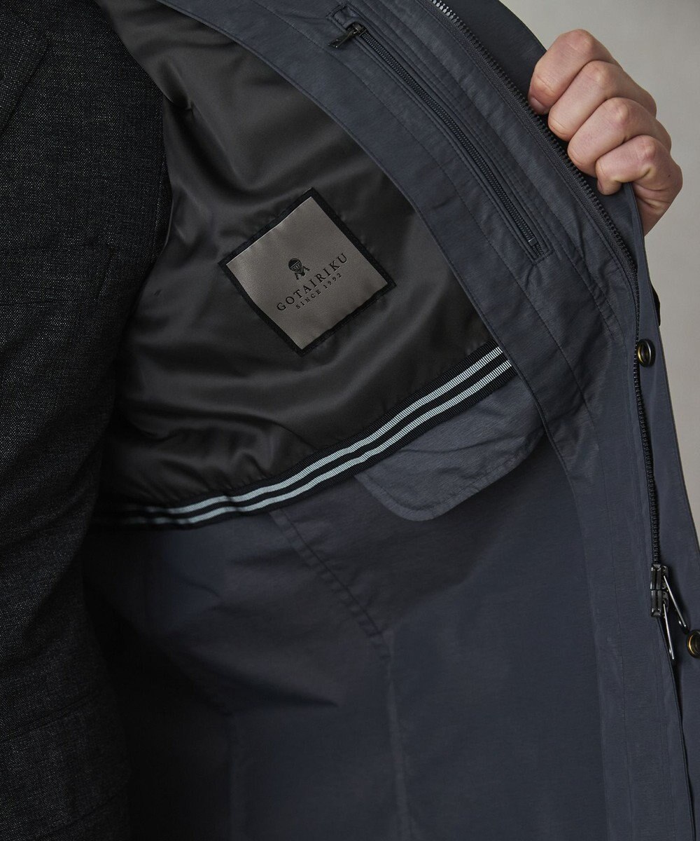 GOTAIRIKU ダウンライナー装着可【仕事で着用可】メランジシャンブレー スプリングブルゾン(26年モデル) 