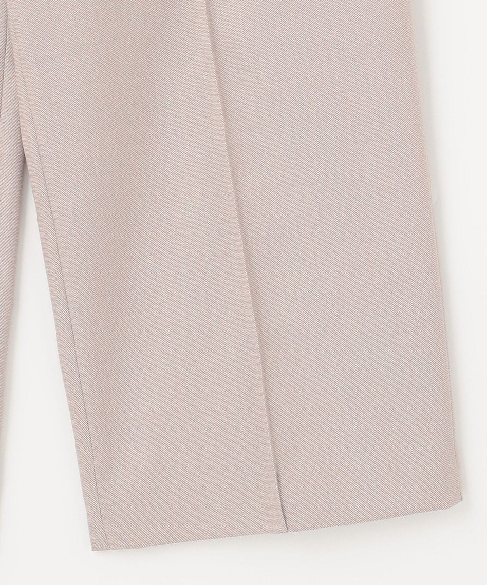 J.PRESS LADIES 【洗える】T/Rシャークスキン セミワイド パンツ 