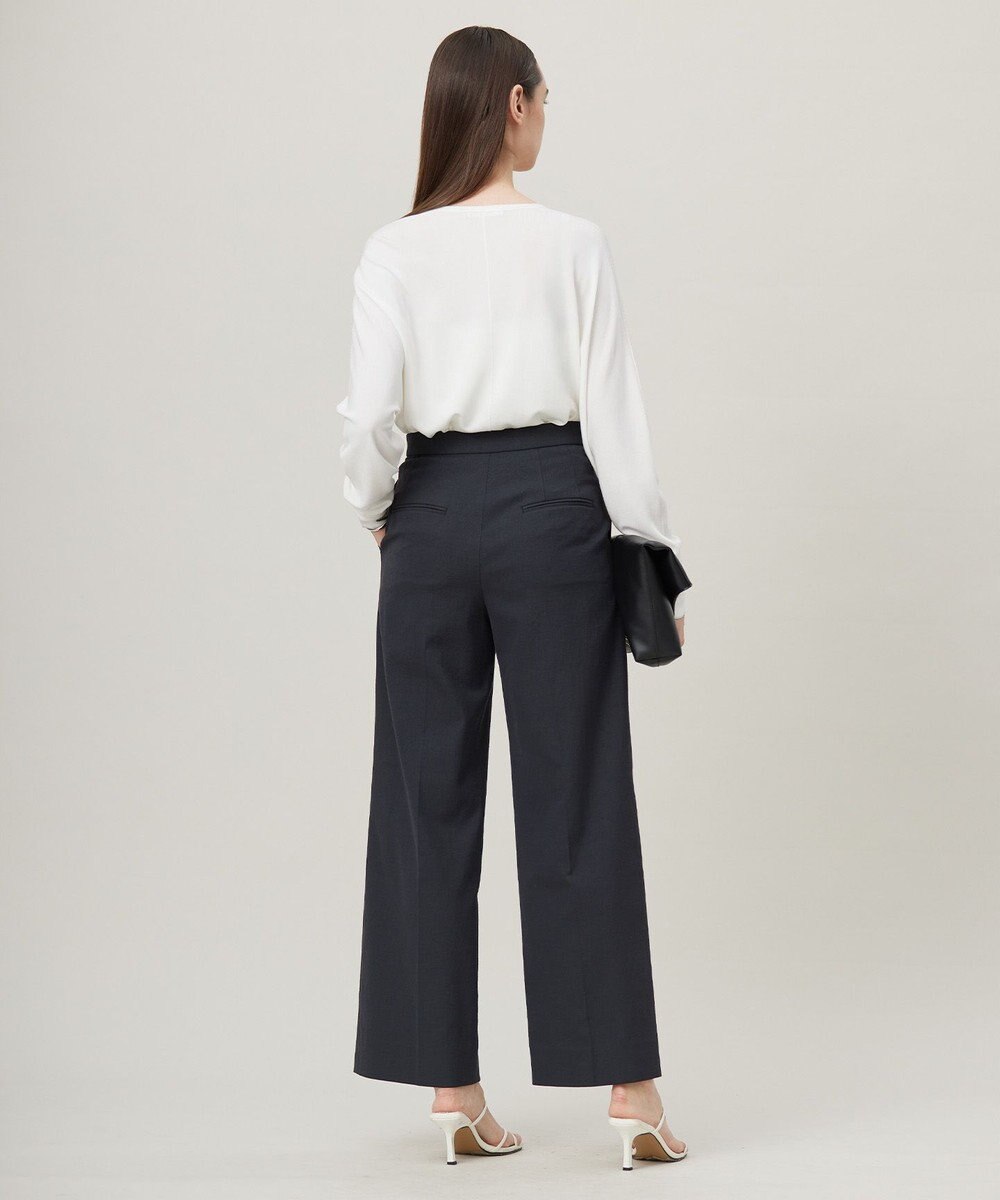 ICB L 【洗える】シンセティックハイゲージ Vネックニット 