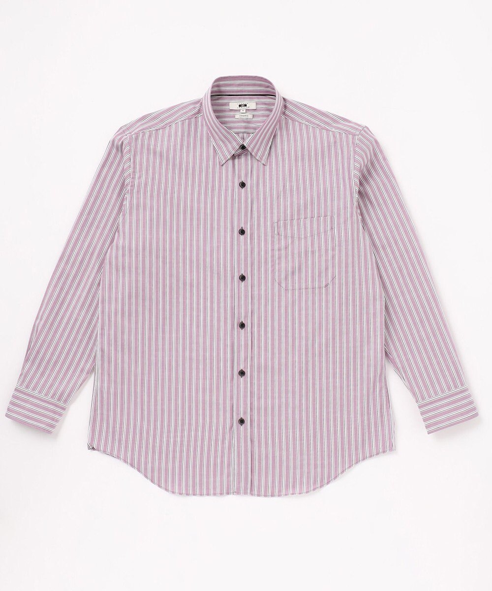 JOSEPH ABBOUD 【キングサイズ】JOE COTTONシャンブレーサテンストライプ シャツ 