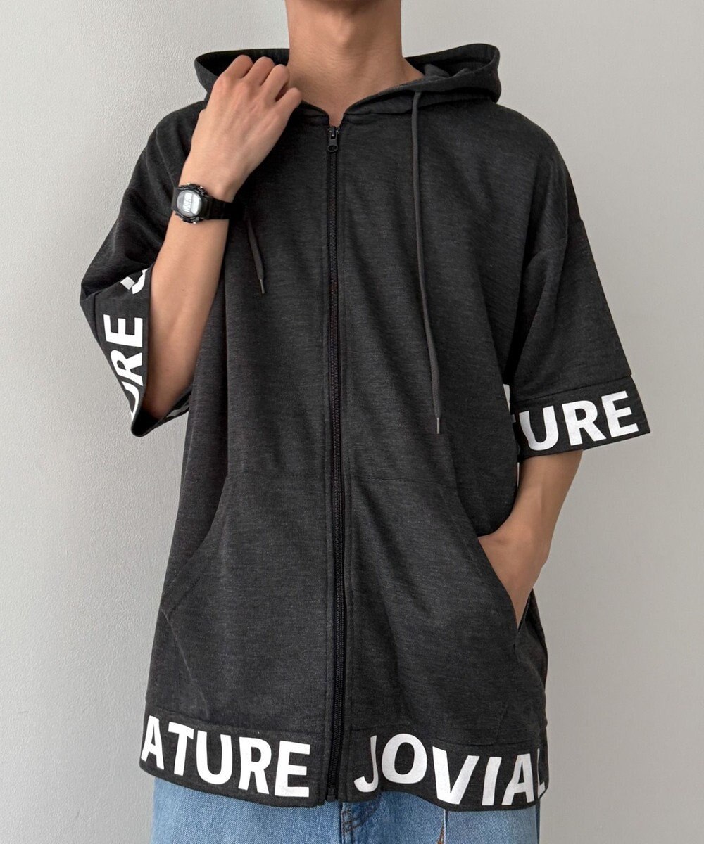 WEGO 【MLXLサイズ展開】グラフィックZIPパーカー（SS） 