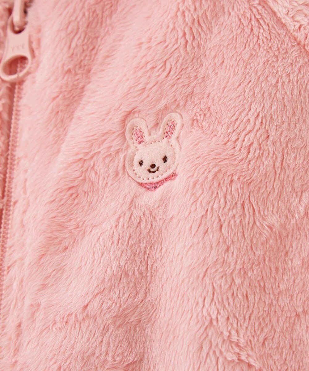 MIKI HOUSE HOT BISCUITS 【ミキハウス】【60-80cm】 マイクロファー カバーオール 