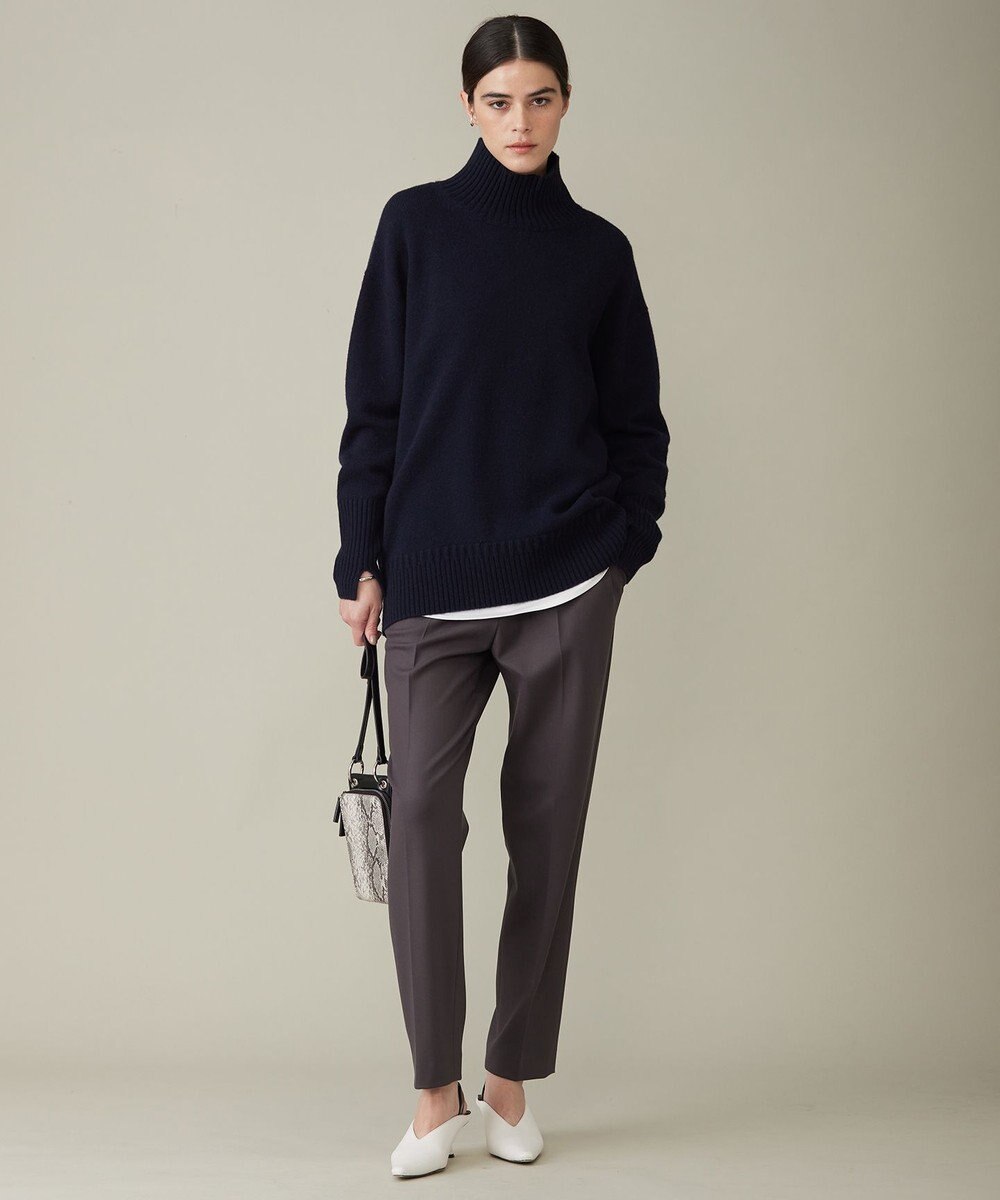 ICB 【新色追加・WEB限定カラーあり】 ソフトカシミヤミックス ハイネックニット 