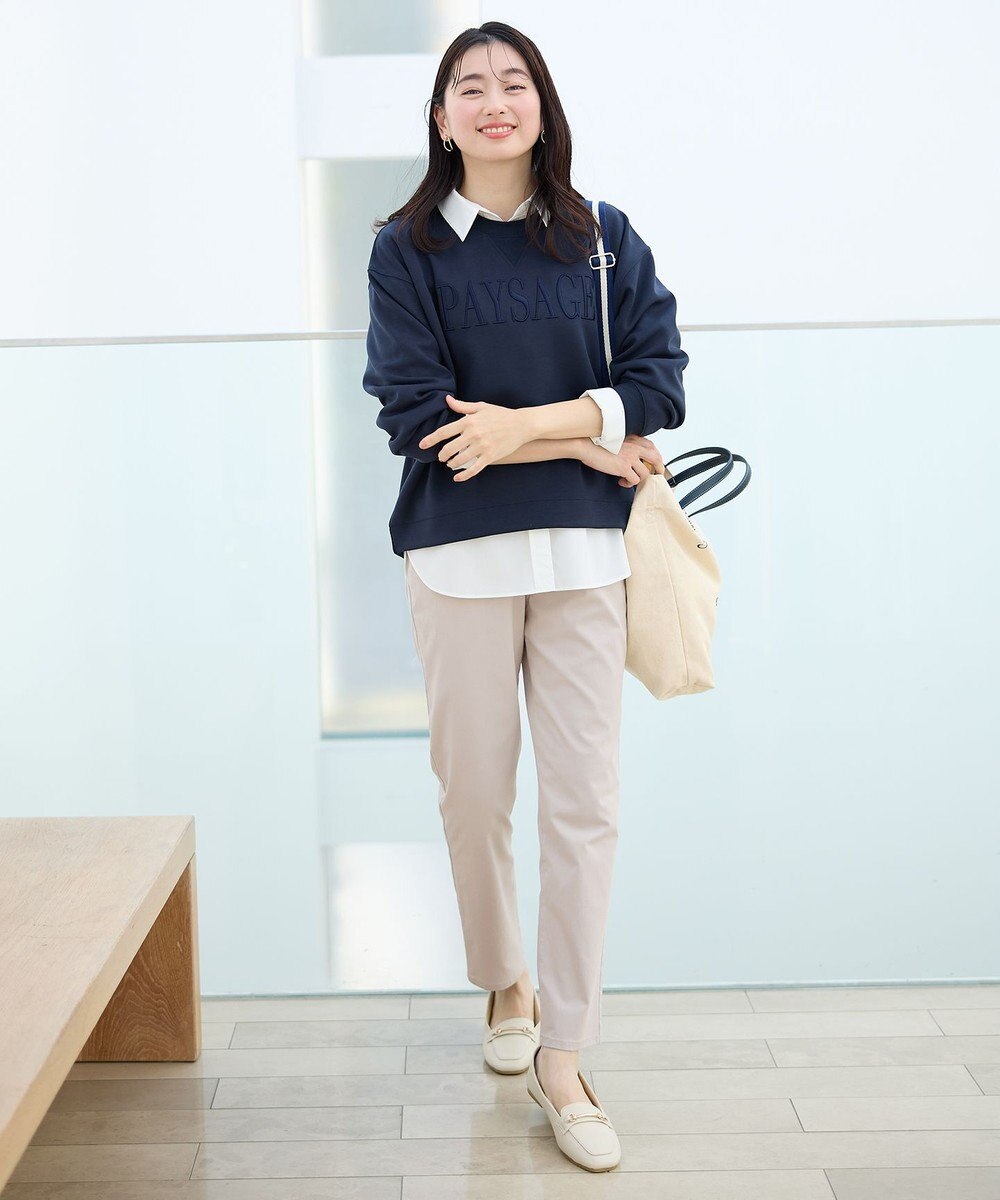 ANY L 【新色追加/洗濯機可/UVカット/ウエストゴム/ストレッチ】7daysデイリーパンツ 