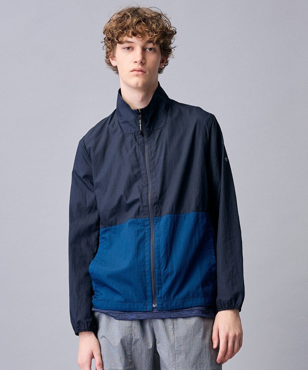 JOSEPH ABBOUD MOUNTAIN 【軽量/ECO撥水/ポケッタブル】ナイロンフライリップ ブルゾン 