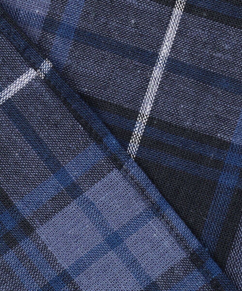 J.PRESS LADIES L 【洗える】モデレートマドラス ギャザースリーブ ブラウス 