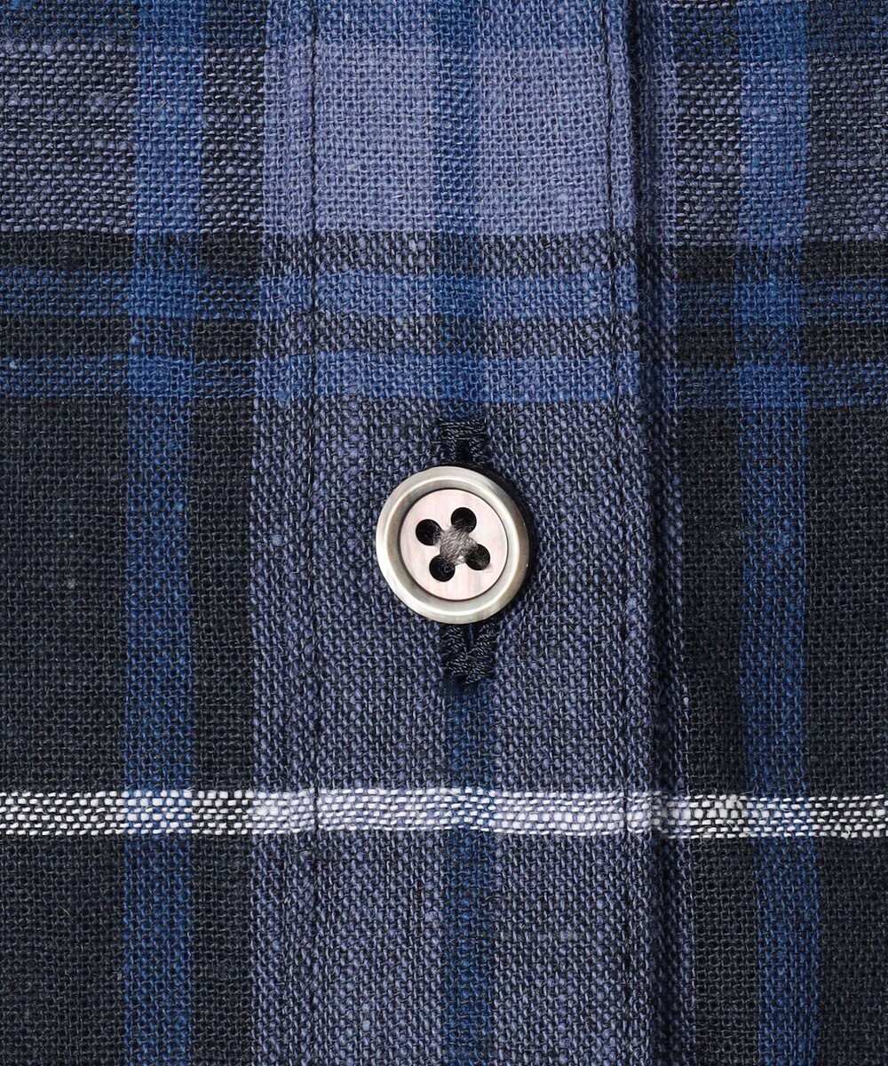 J.PRESS LADIES L 【洗える】モデレートマドラス ギャザースリーブ ブラウス 