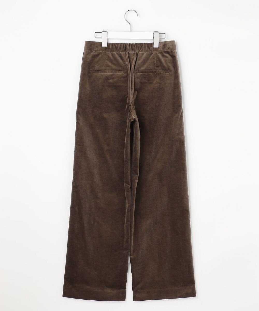 J.PRESS LADIES L 【WEB限定カラーあり】AIR DUROY LIGHT  セミ ワイド パンツ 
