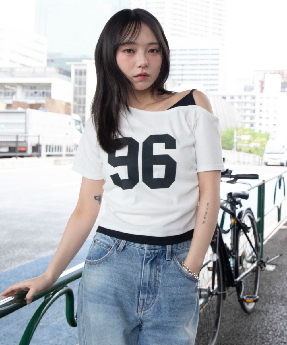 WEGO レイヤードドッキングワンショルちびT 
