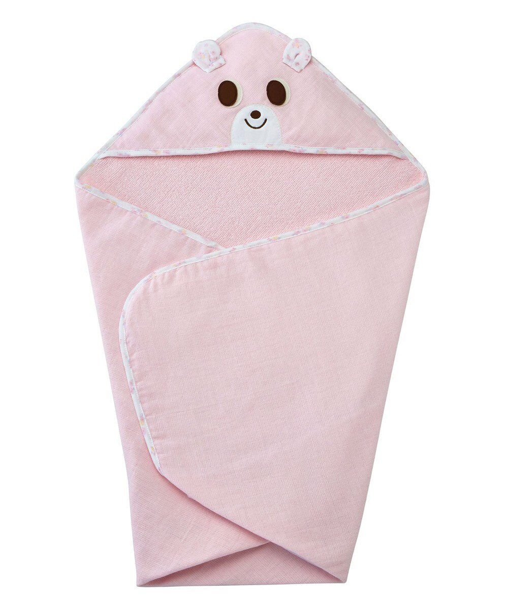 MIKI HOUSE HOT BISCUITS ベビーバスタオル＆スタイギフトセット【BOX付き】 