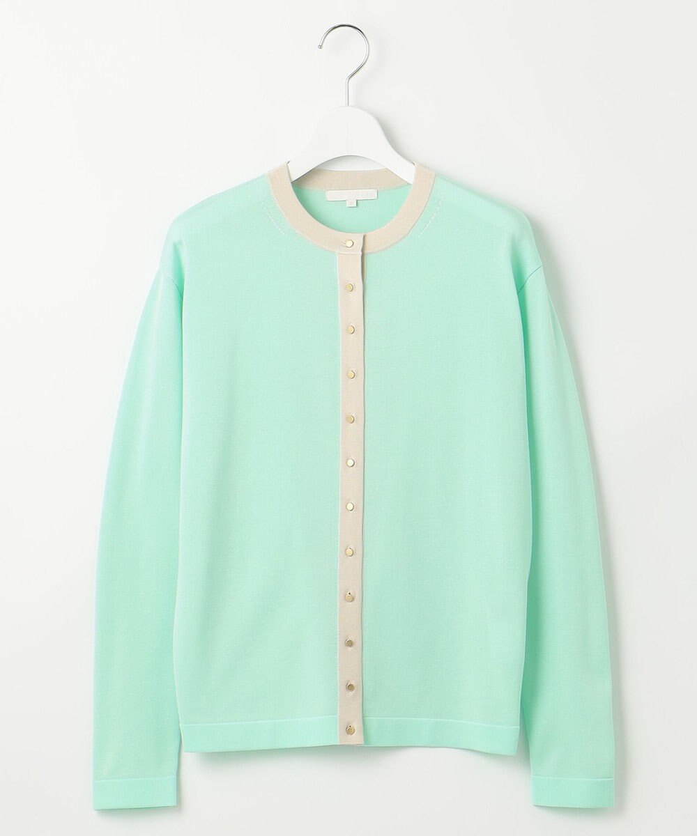 自由区 L 【アンサンブル対応・洗える】シャインハイゲージ カーディガン 