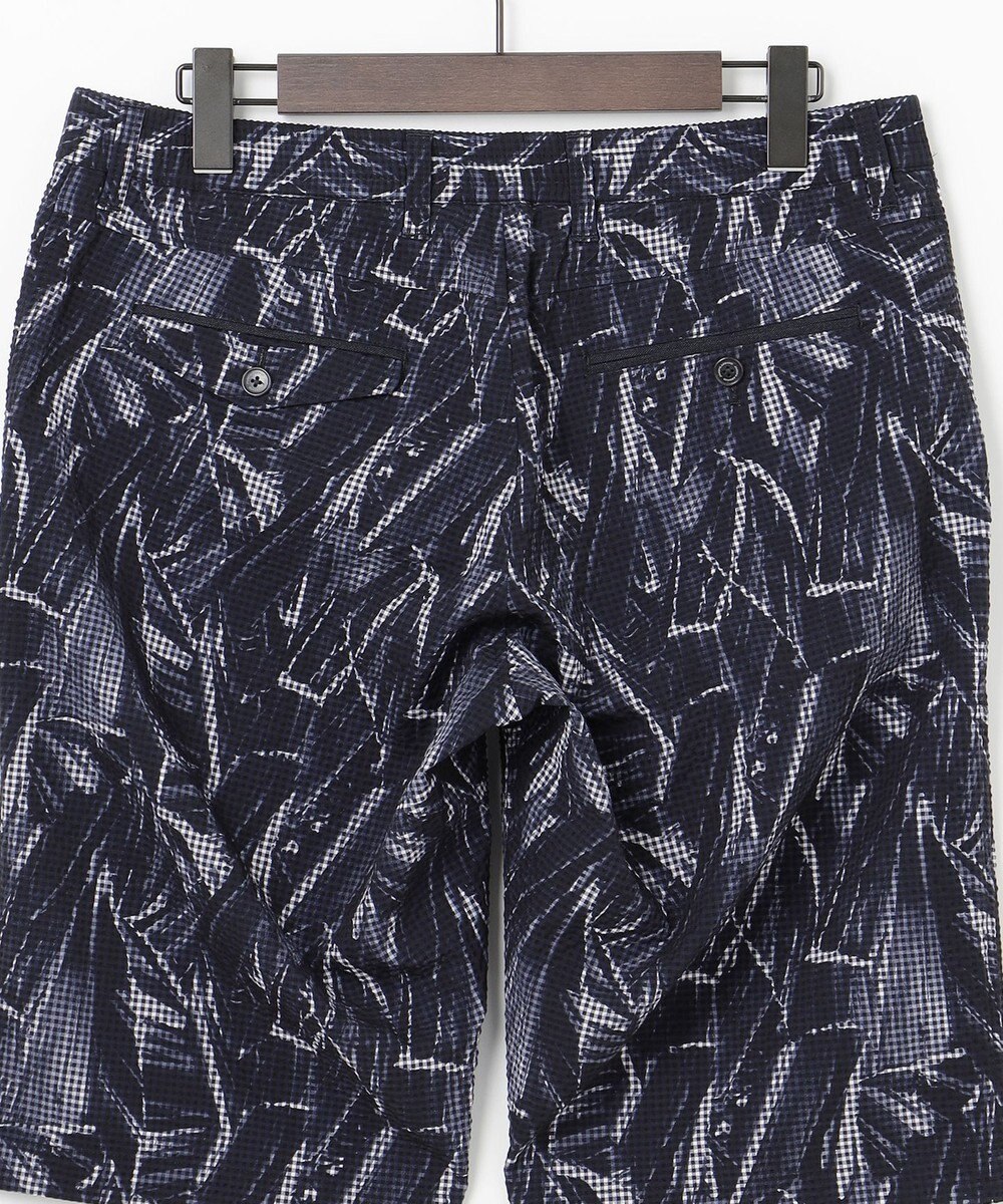 JOSEPH ABBOUD 【驚きの多機能】ライトウェーブ リゾートプリントハーフパンツ 