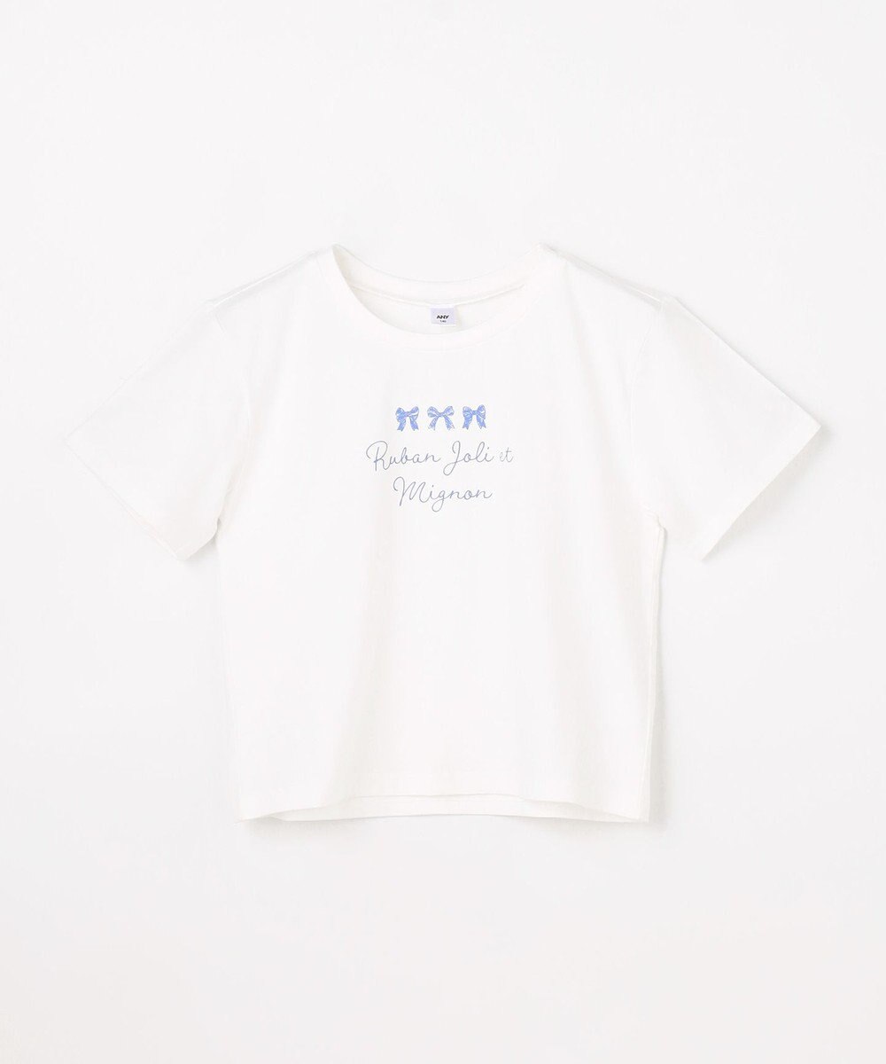 ANY KIDS 【2点セット】Tシャツ×レース キャミソールチュニック 