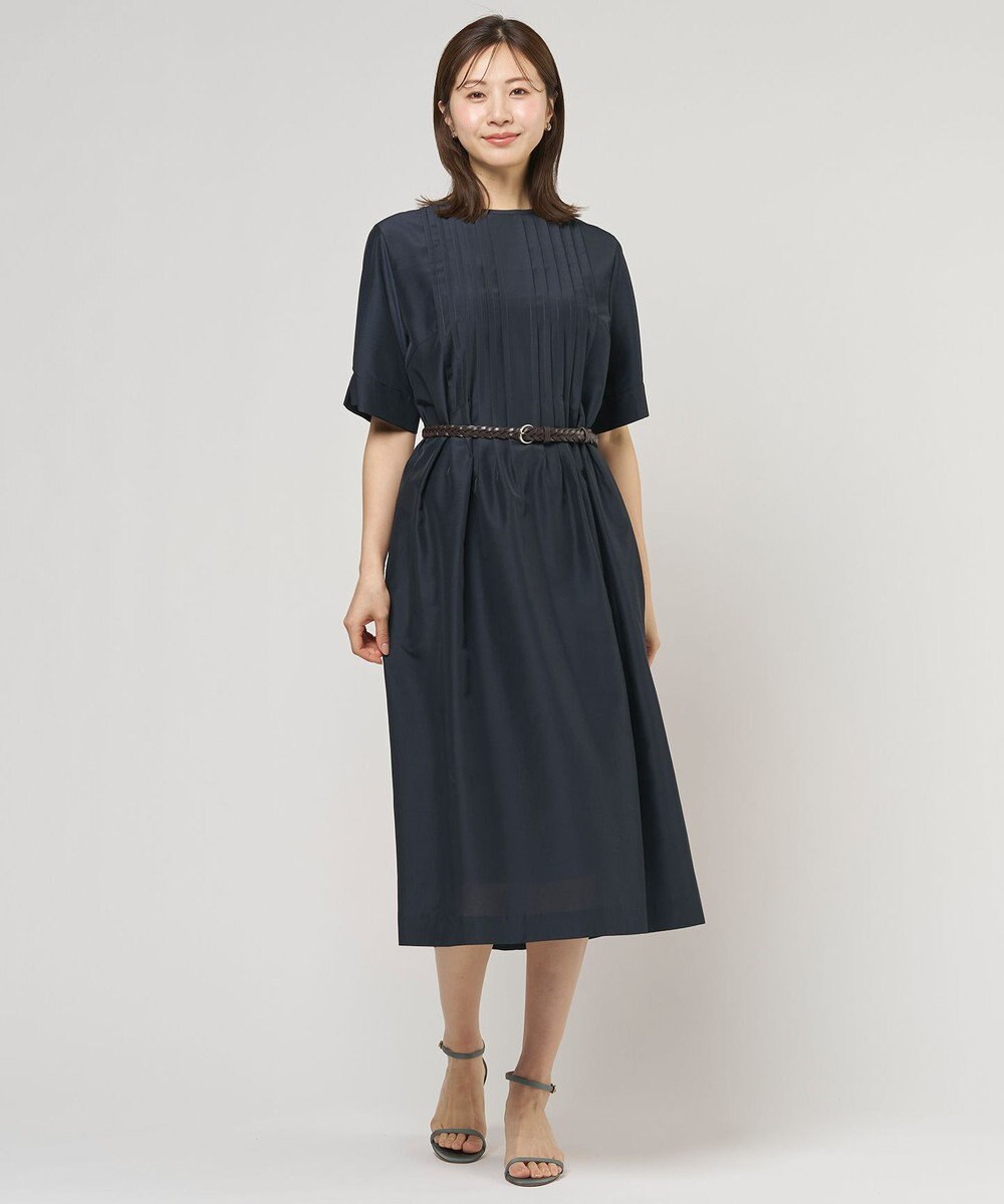 J.PRESS LADIES L エアリースパンボイル ワンピース 