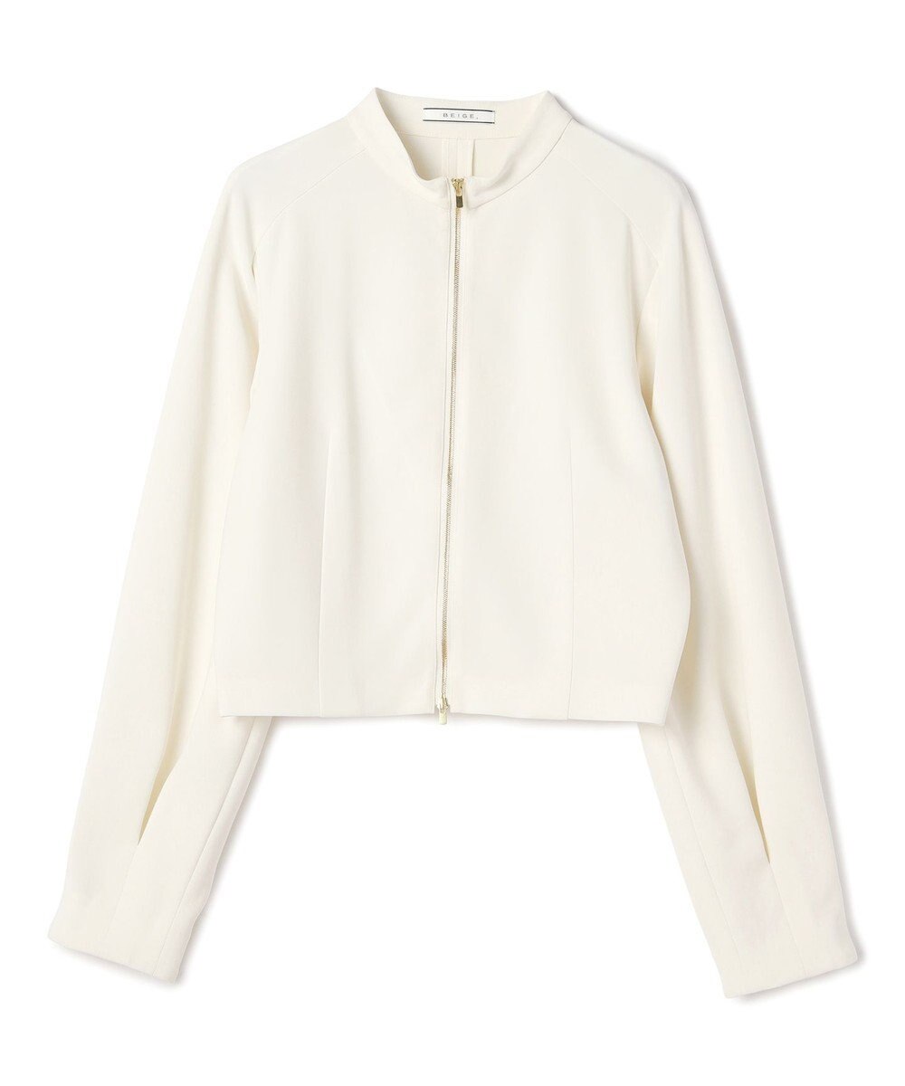 BEIGE， RUE / ドライタッチコンパクトブルゾン 