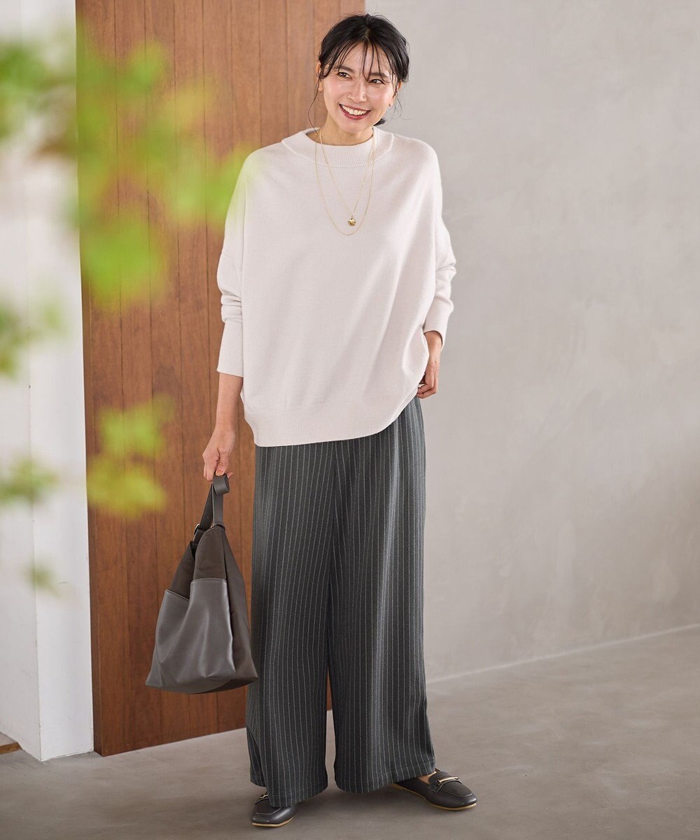 ANY L 【6色展開】ムースタッチボクシーニット 