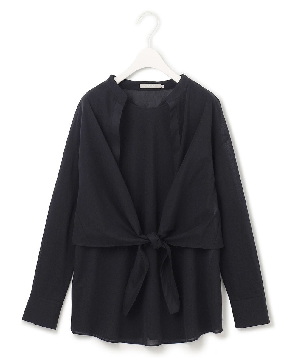 ICB 【洗える・接触冷感・UVケア】３WAYセットブラウス 