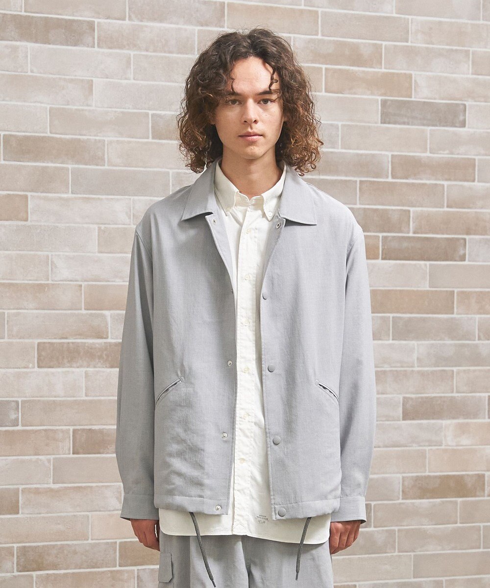 J.PRESS YORK STREET 【UNISEX】リネンライク コーチジャケット 