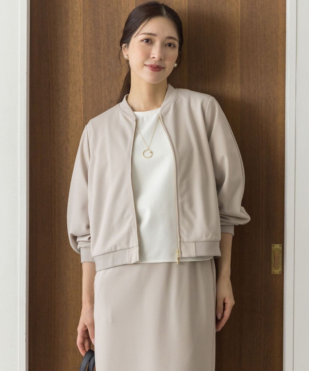 組曲 【ご好評につき追加生産！】ジョーゼットジャージー ブルゾン 