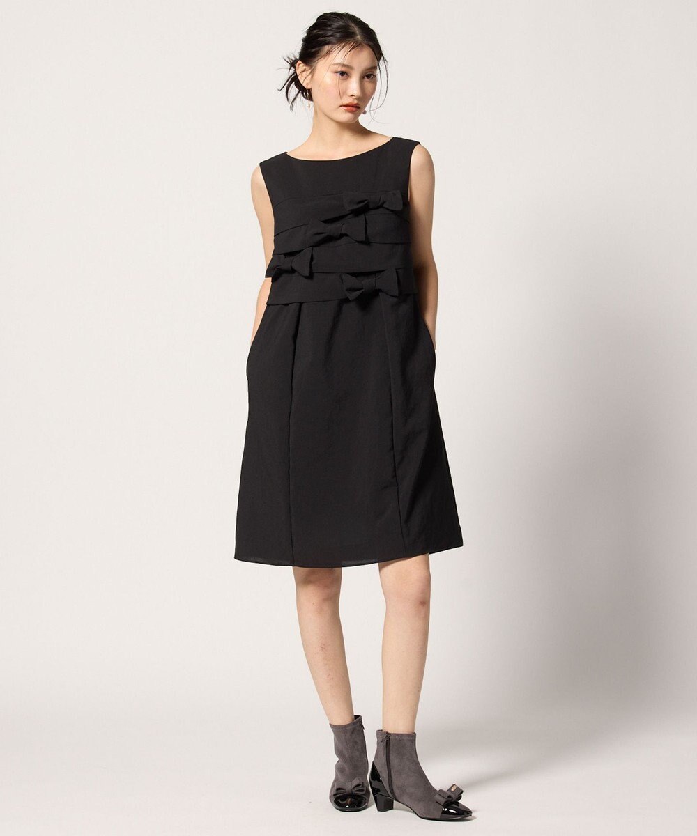 TOCCA 【洗える・消臭・吸水速乾・接触冷感・UVケア】RIBBON KNOT DRESS ドレス 