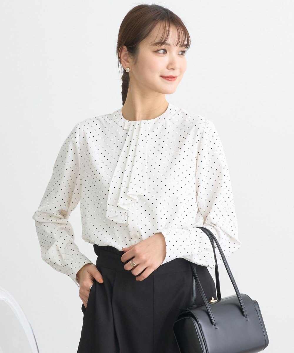 earth music&ecology 2WAYボウタイブラウス 